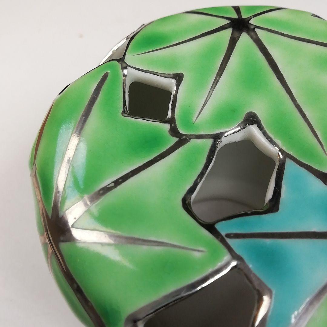 Ｔ９６４　蓋置　『青楓　蓋置』『高野昭阿弥 造』　共箱　茶道具