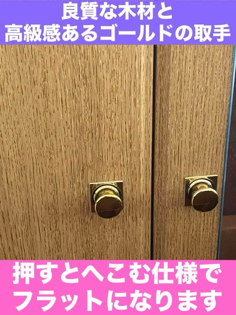 超美品♦️ナショナル製 高級大容量 クローゼット♦️ミラー付 ブラウン♦️3台あり