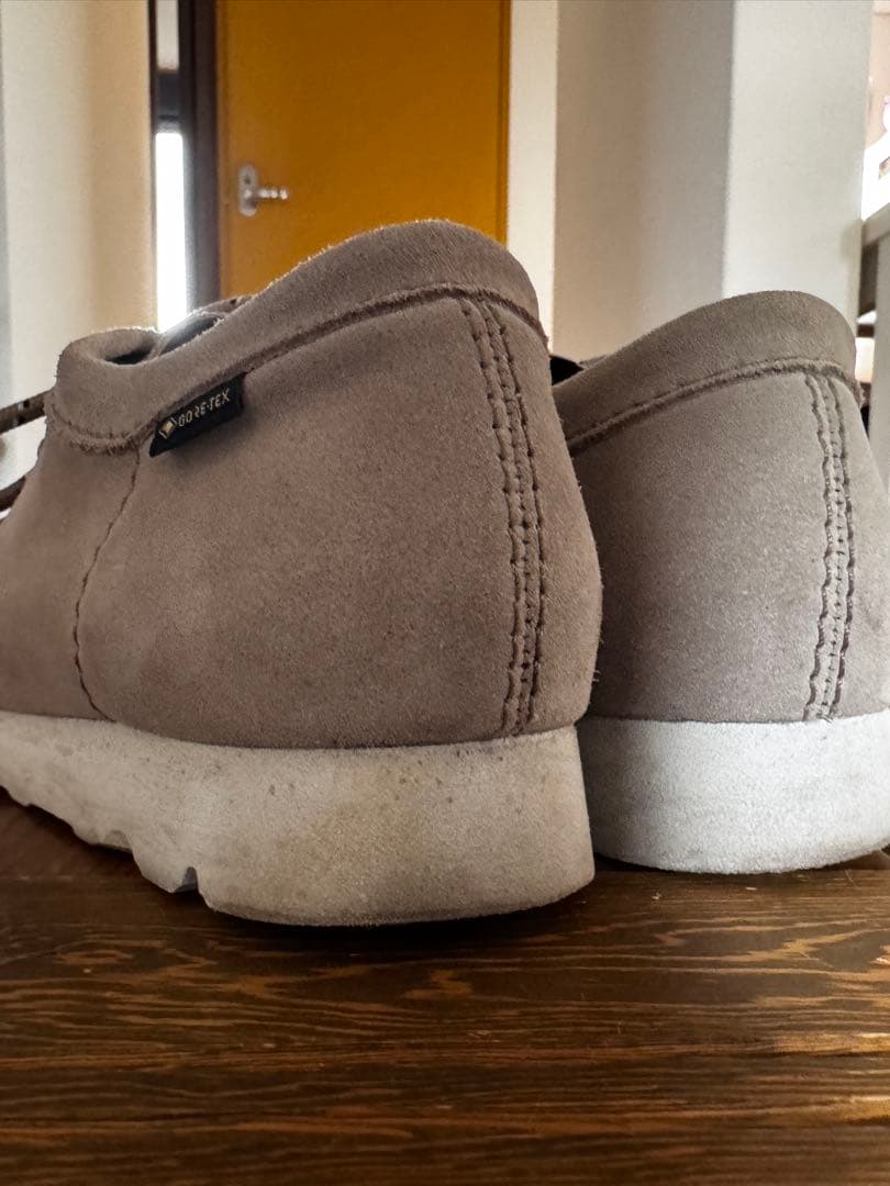 GORE-TEX スエード デッキシューズ グレー