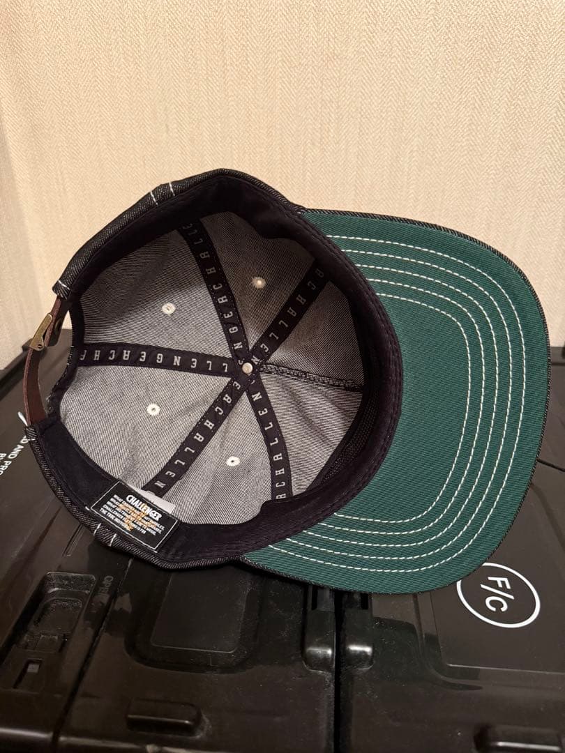 CHALLENGER チャレンジャー　デニムキャップ ブラック