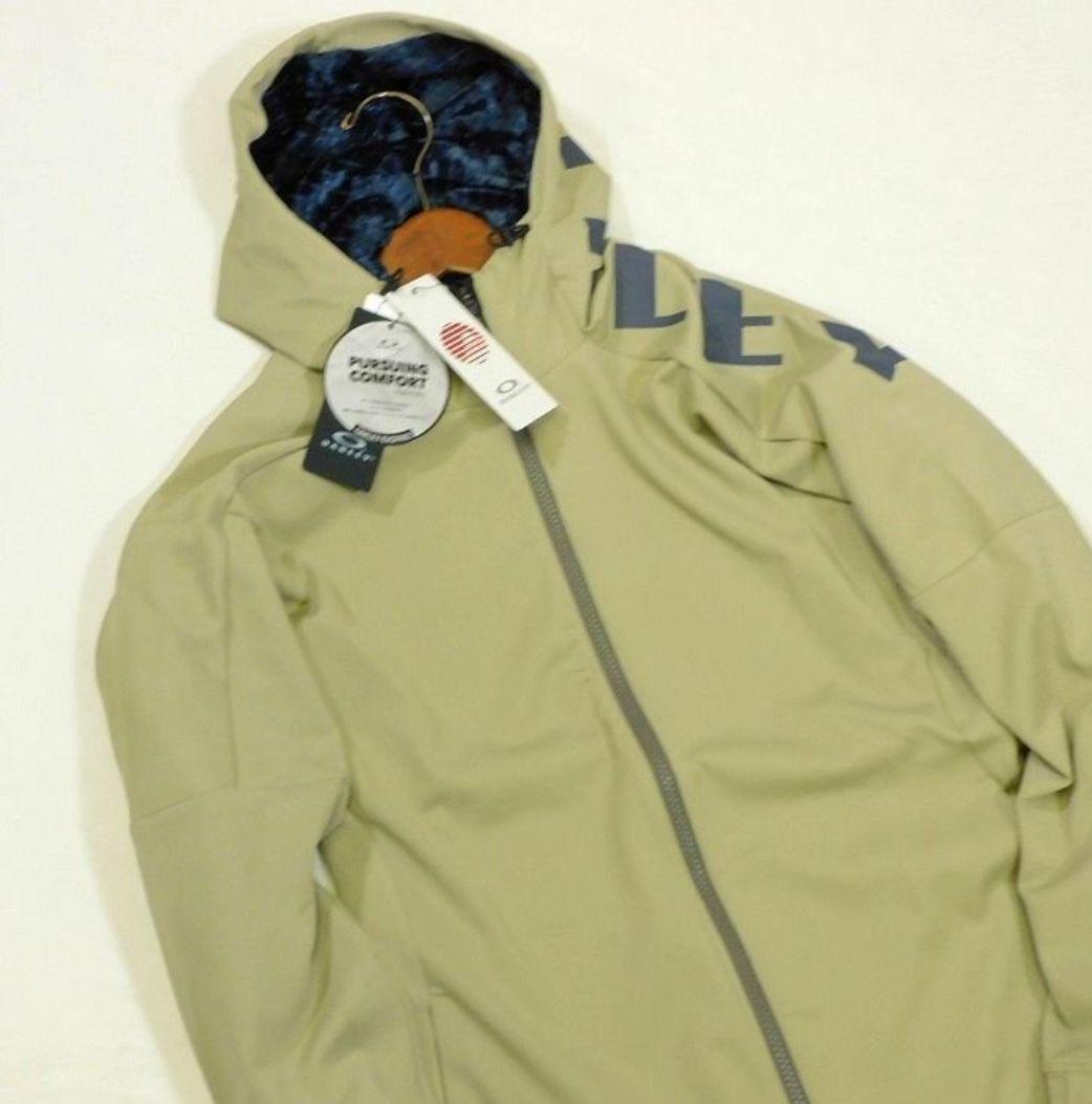新品 オークリーフーディー ジップジャケット L 4WAYストレッチ メンズ