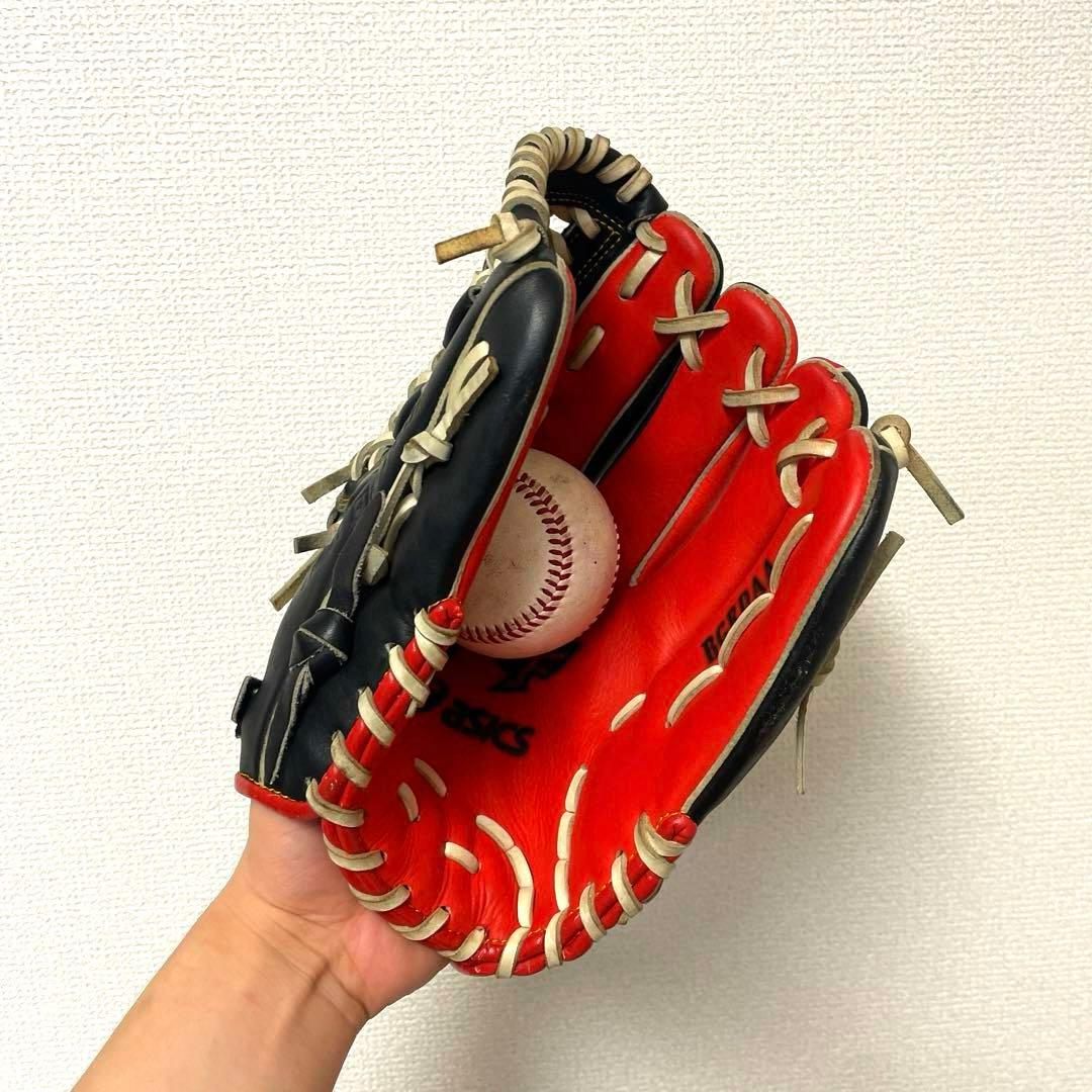 290 アシックス 型抜群 即戦力 軟式 内野手用グローブ