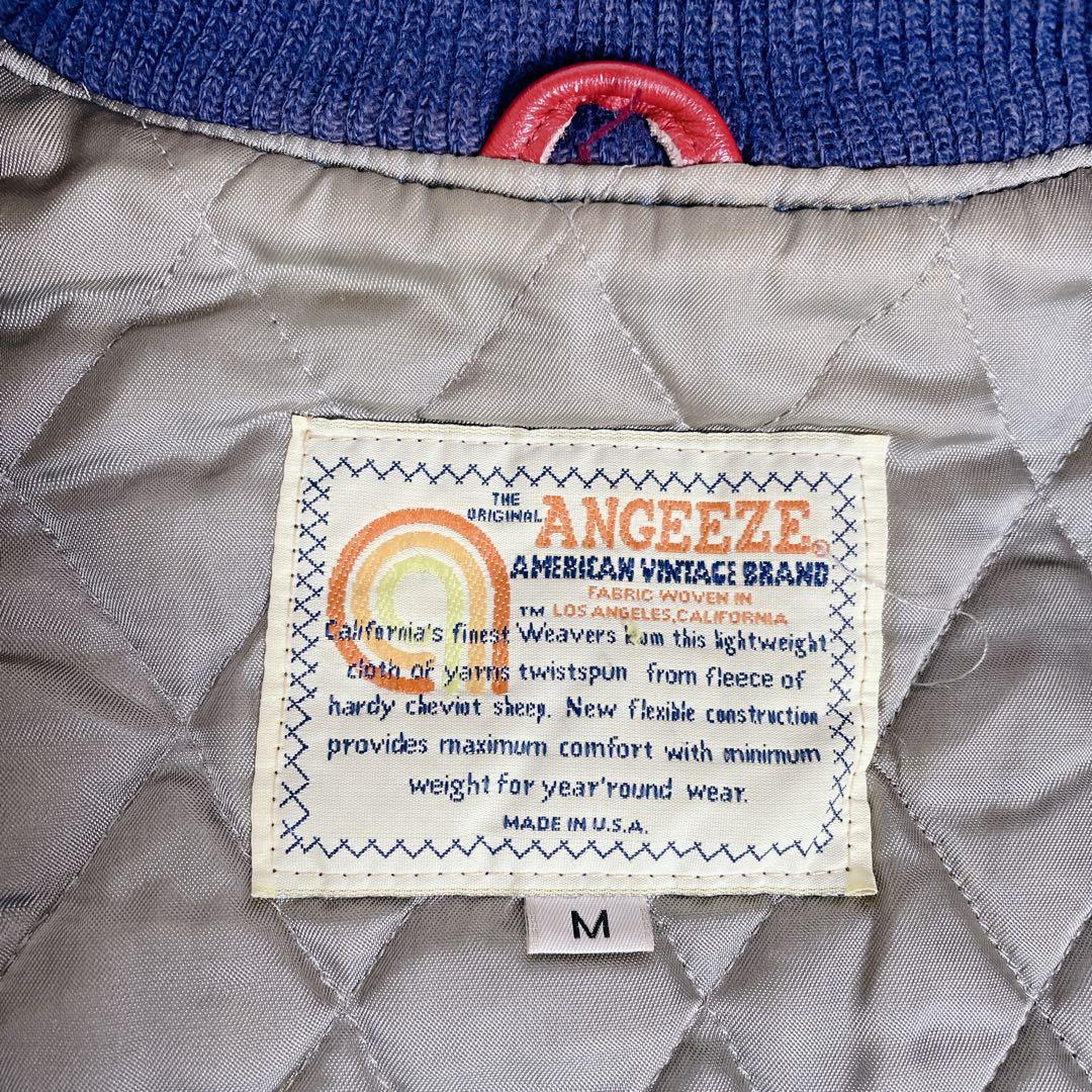 USA製　ヴィンテージ　スタジャン 袖革　golden bear 海外サイズM