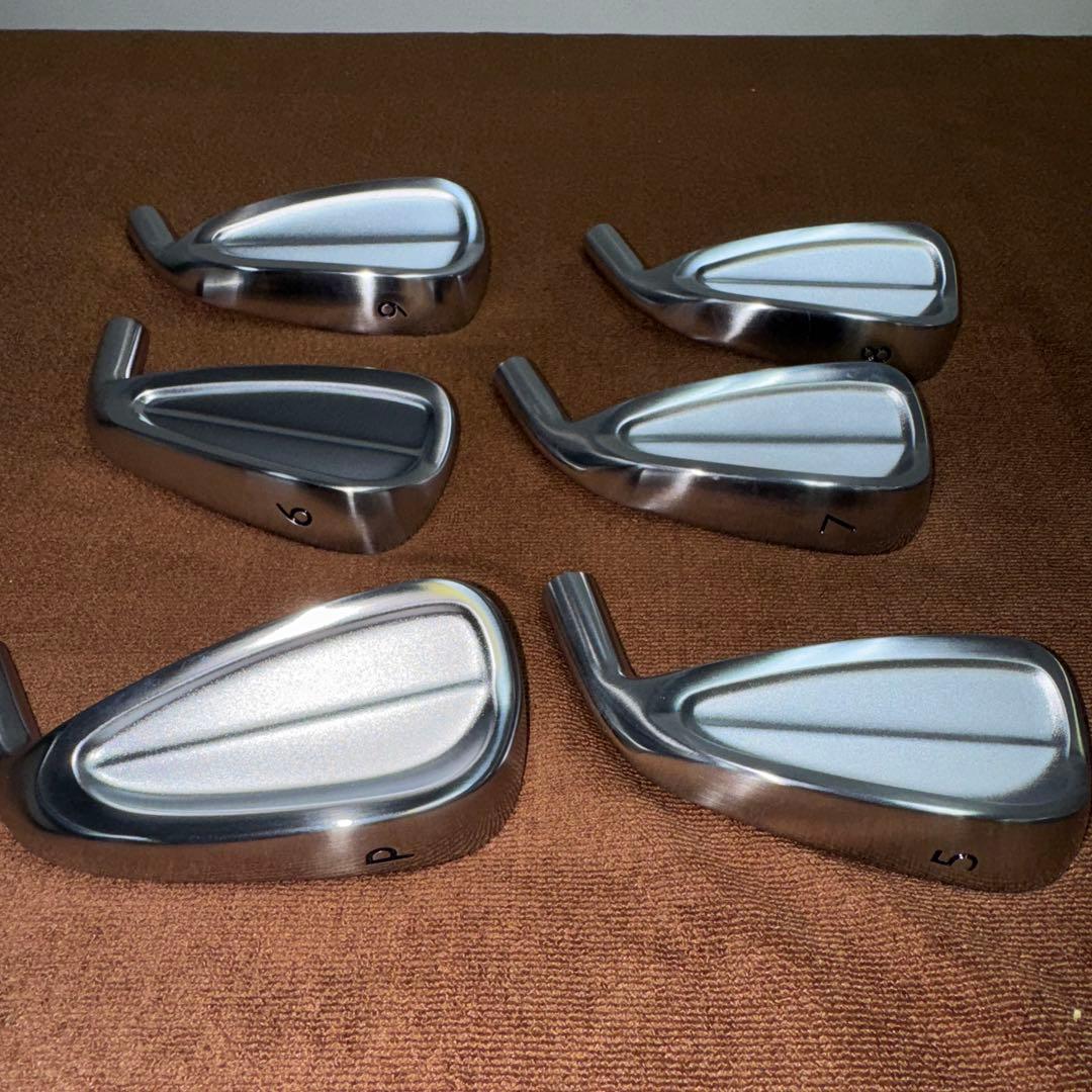 最終価格　無刻印アイアンセット 5, 6, 7, P キャビティ　ヘッドのみ