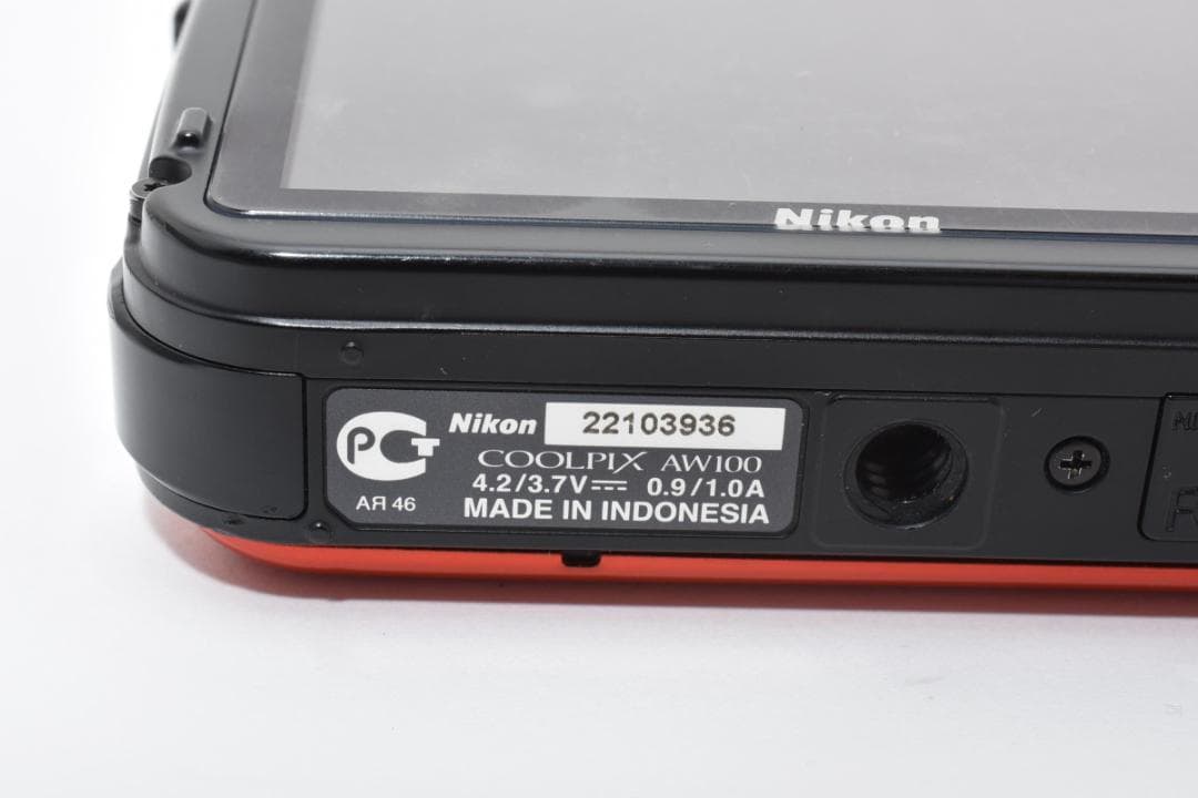 Nikon ニコン COOLPIX AW100 レッド