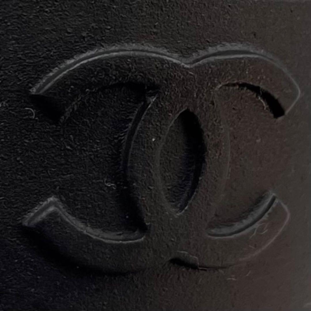 《未使用級》CHANEL シャネル レインブーツ ココマーク バイカラー 白黒