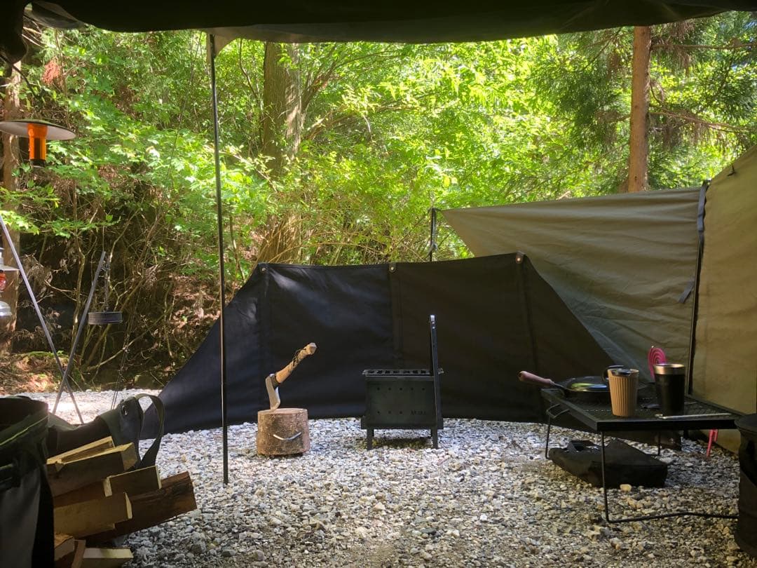 W.design works 焚火陣幕 ブラック