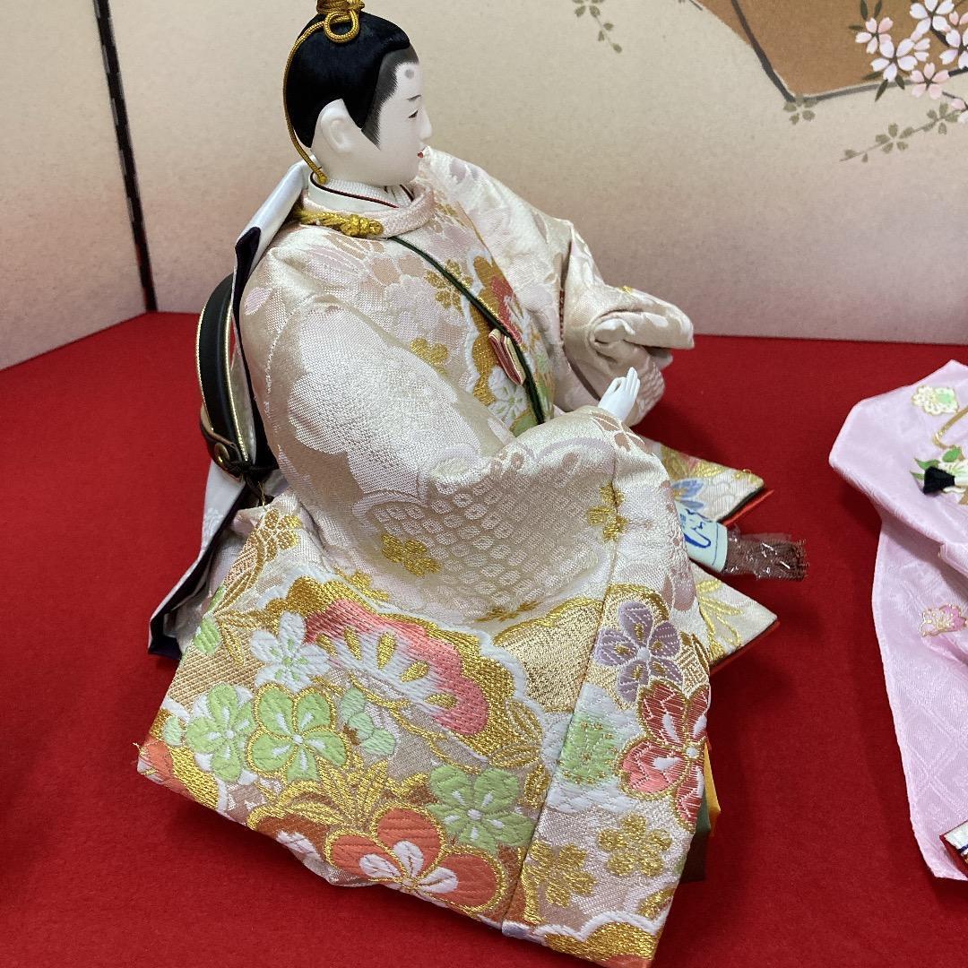 B5−１　 豪華な衣裳　十番親王　ひな人形殿と姫のみ　親王飾り　雛人形　雛飾り