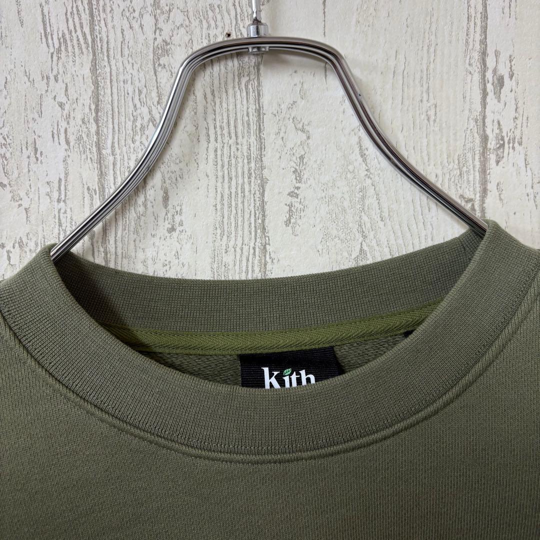 【激レア】KITH キス　スウェット　トレーナー　ゆるだぼ　完売モデル　カーキ