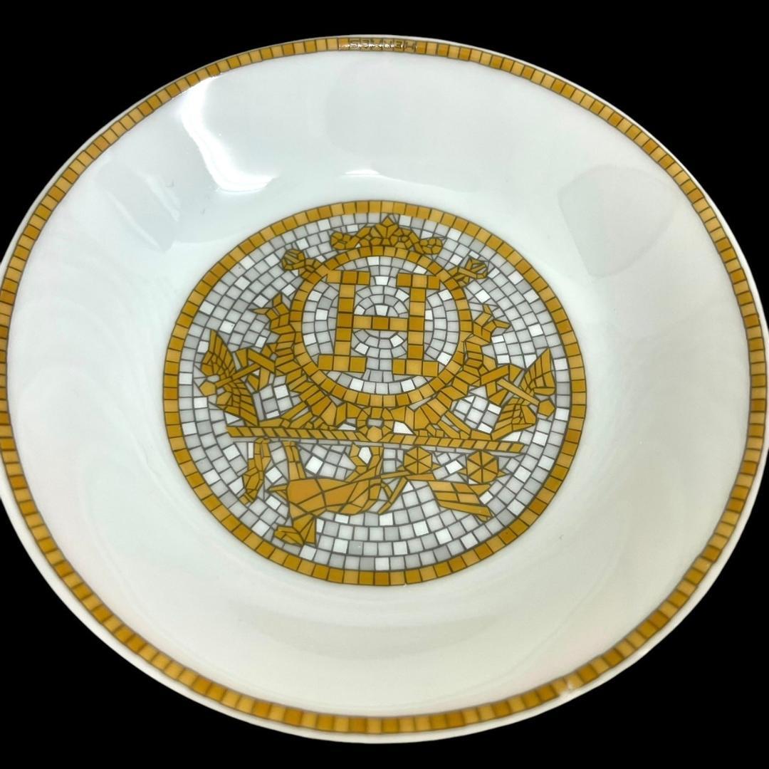 未使用　HERMES　エルメス　ヴァンキャトル　モザイク24　ミニプレート