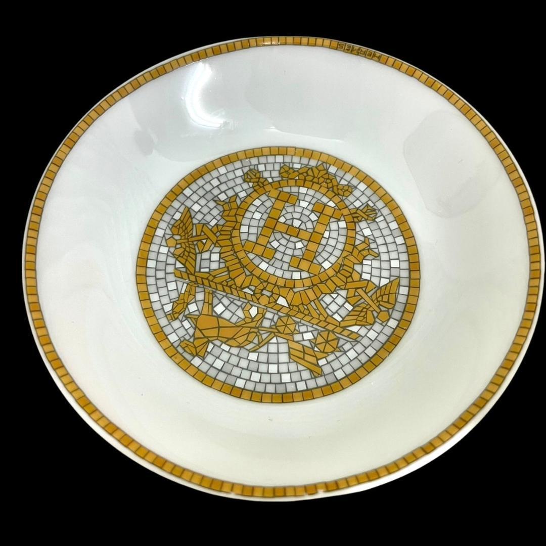 未使用　HERMES　エルメス　ヴァンキャトル　モザイク24　ミニプレート