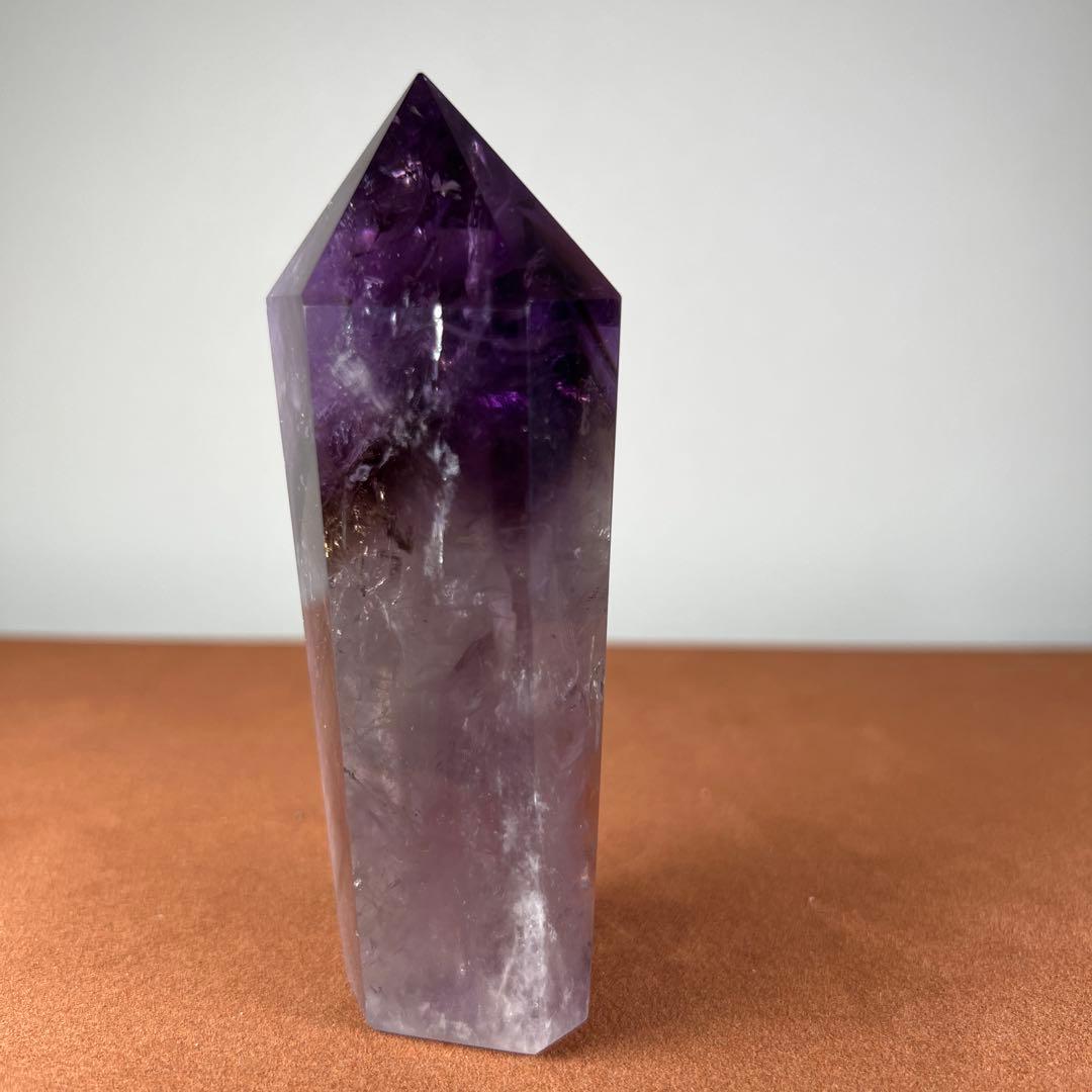 天然石　アメジスト　ポイントタワー