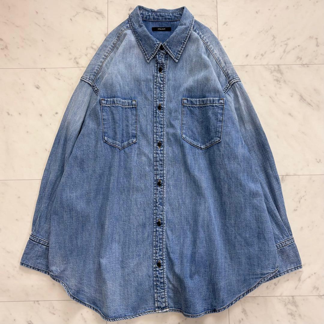 美品✨ジャーナルスタンダード　ライトオンスデニムシャツ　ゆったり　2024AW