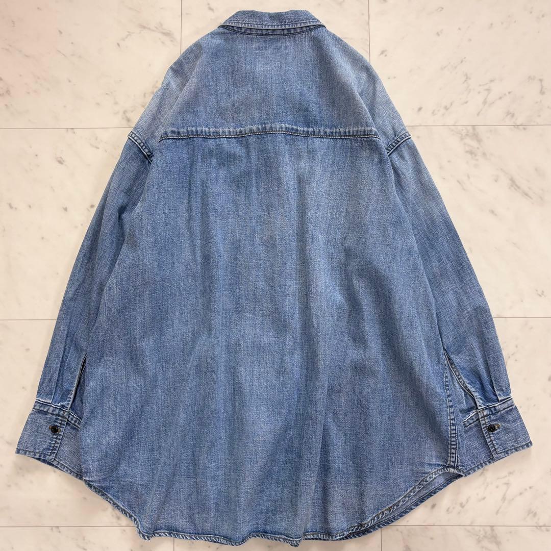 美品✨ジャーナルスタンダード　ライトオンスデニムシャツ　ゆったり　2024AW