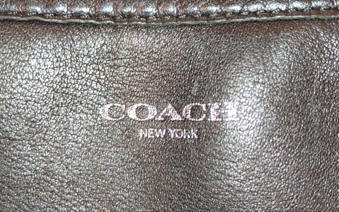 COACH オールドコーチ ショルダーバッグ レザー ブラック メンズ、レディス