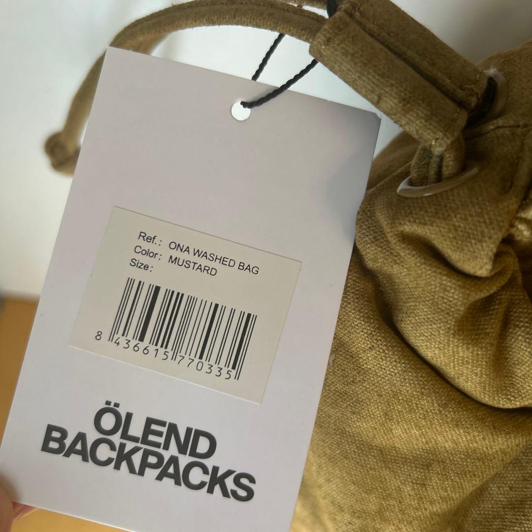 ÖLEND BACKPACKS ONA WASHED BAG マスタード