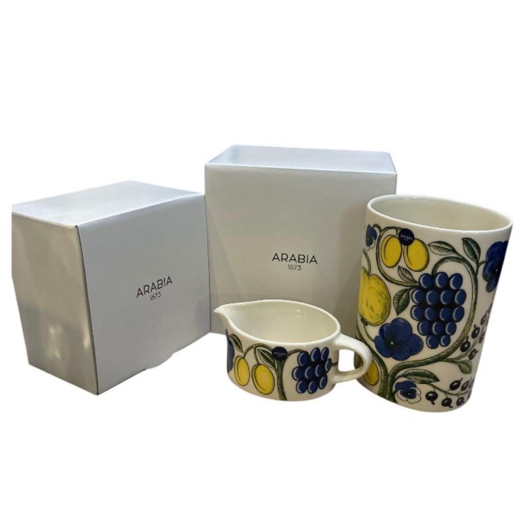 【新品】　ARABIA （アラビア）　パラティッシ　フラワーベース➕ピッチャー