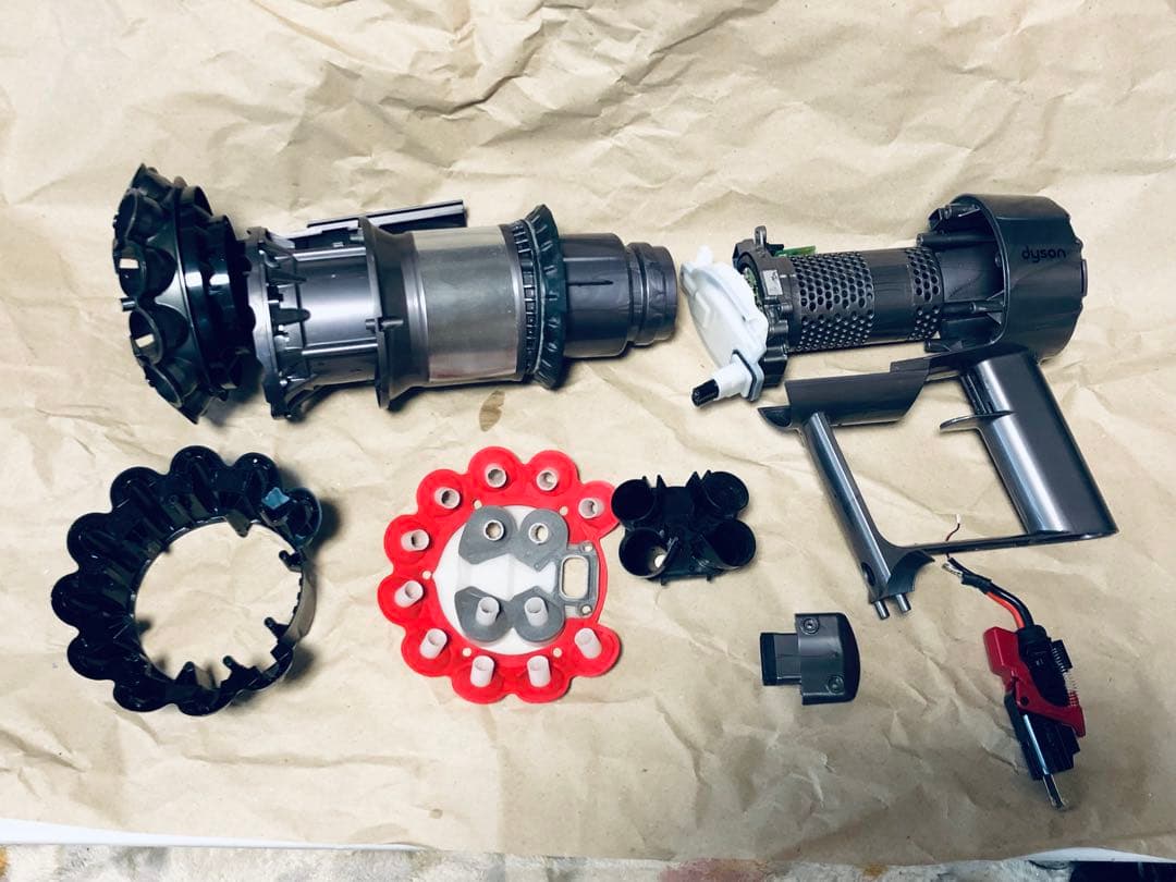 ダイソンV10SV12 整備洗浄済本体　V7V8からアップデートセット
