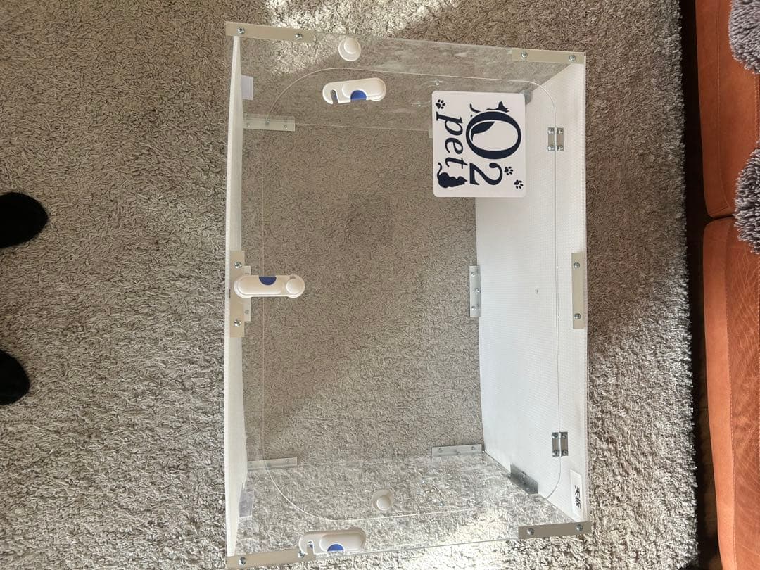 【YRママ】O2 pet 中型アクリルケージ　ペット用酸素室