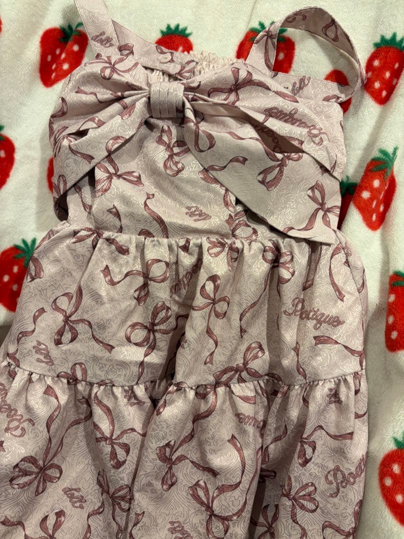 【axes femme poetique】 リボン柄ドールjsk