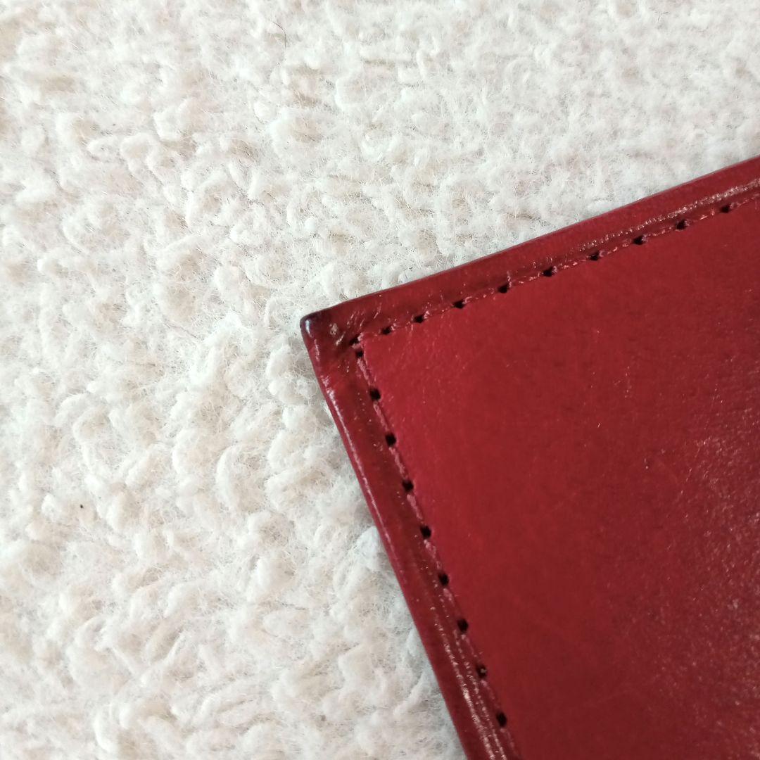 【オールドコーチ】COACH レザー パスポートケース 赤