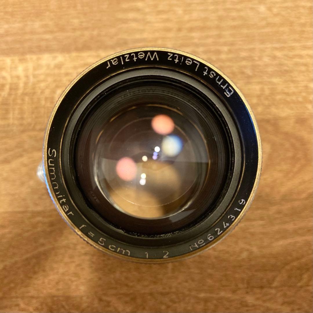 Leica ライカ Summitar ズミタール 5cm/F2 前後キャップ付