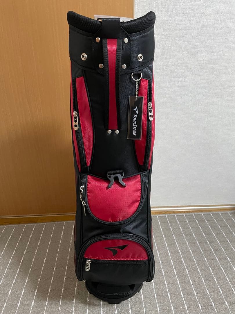TourStage キャディバッグ 赤黒