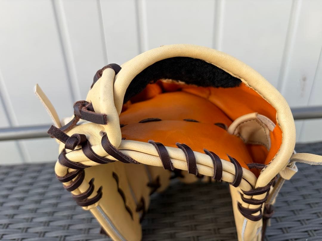 ジームス 軟式 グローブ 内野手用 三方親 メーカー湯もみ型付け済