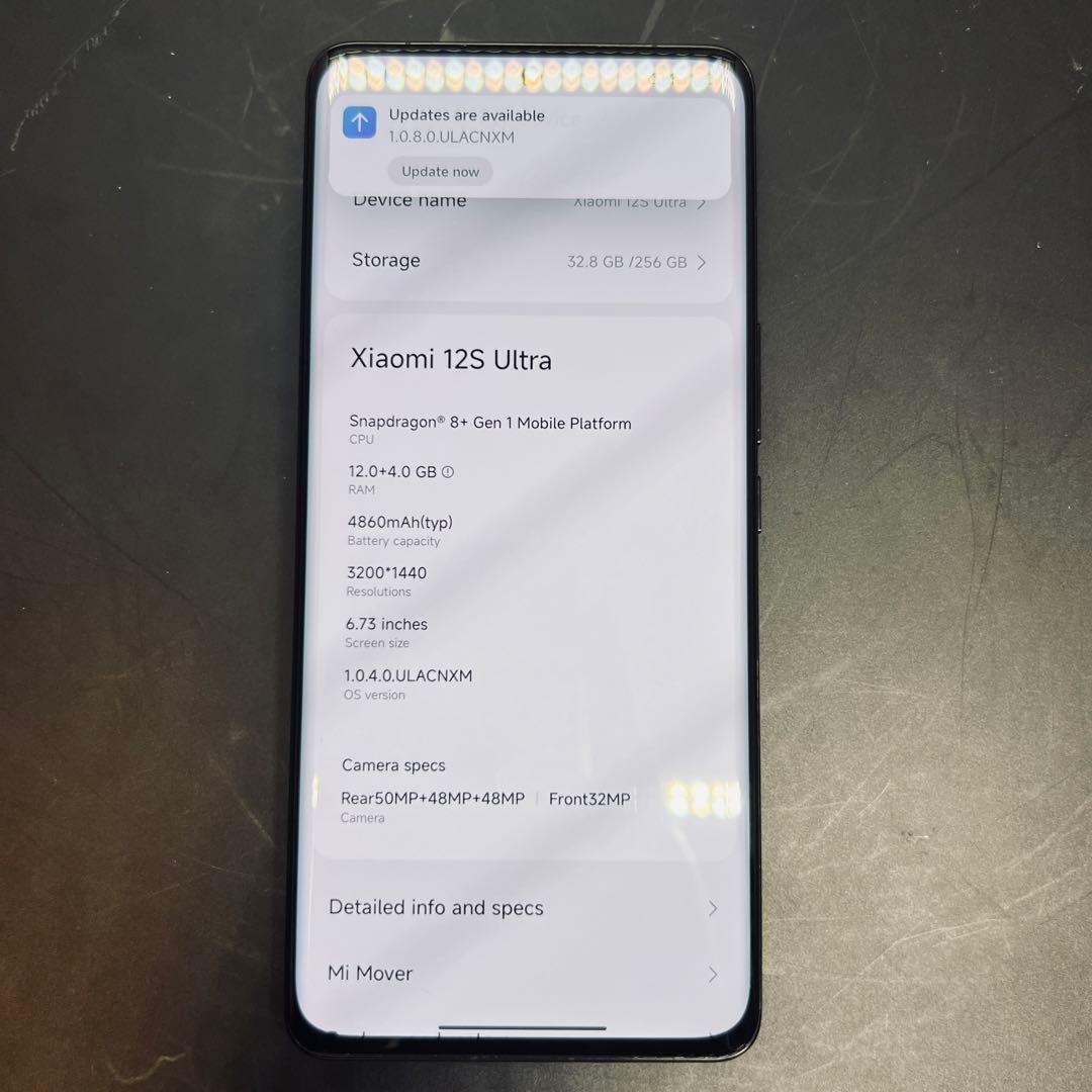 【大陸版】 Xiaomi 12S ultra 本体 動作確認済み