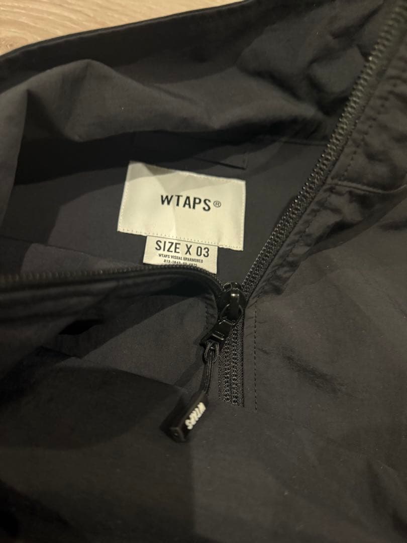 WTAPS ブラック ナイロンジャケット X 03
