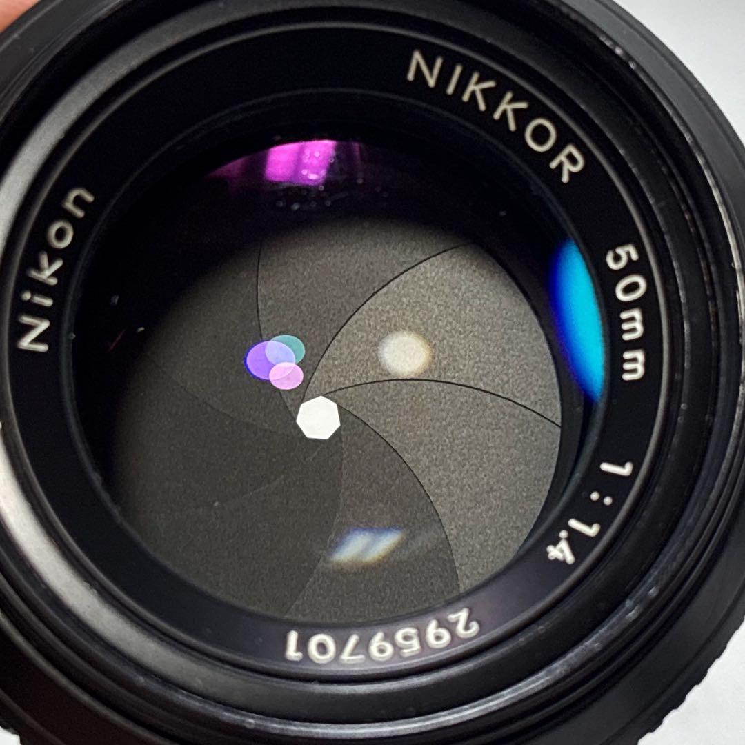 Nikon Ai NIKKOR 50mm f1.4 単焦点レンズ