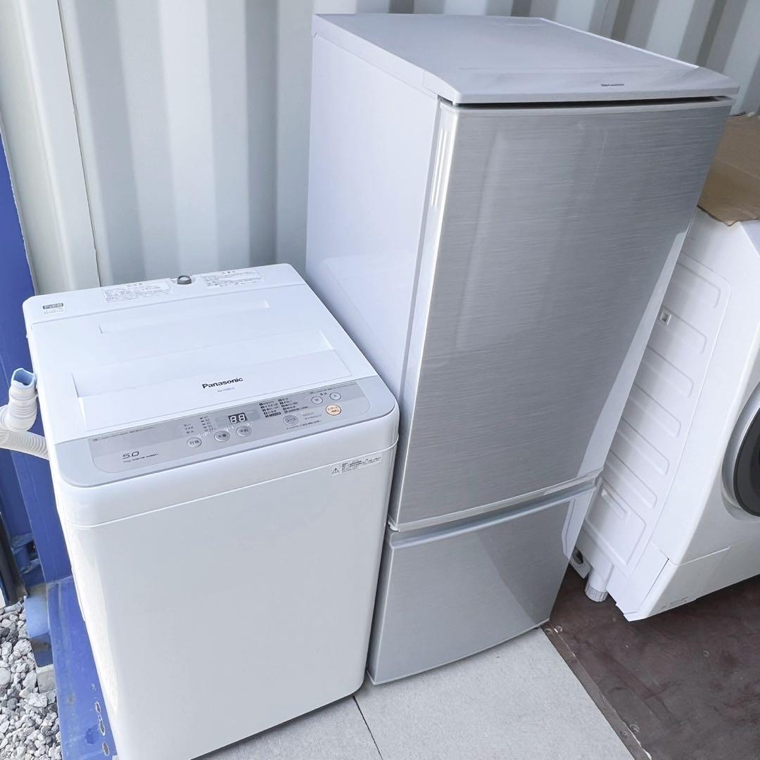 取付無料！新生活応援！SHARPシルバー大きめ冷蔵庫パナソニック洗濯機！
