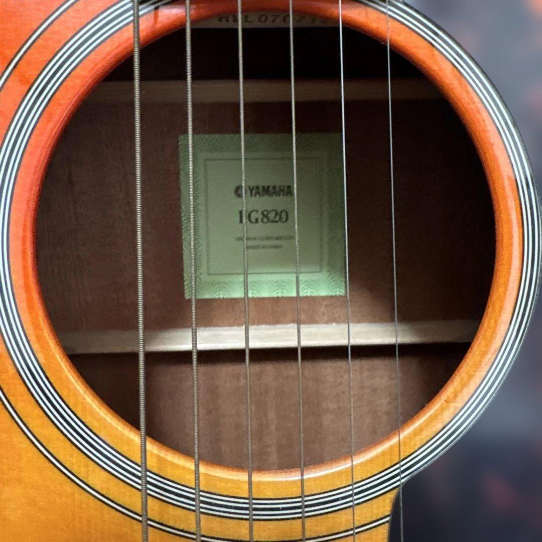 Yamaha FG820 アコースティックギター 美品 付属品付