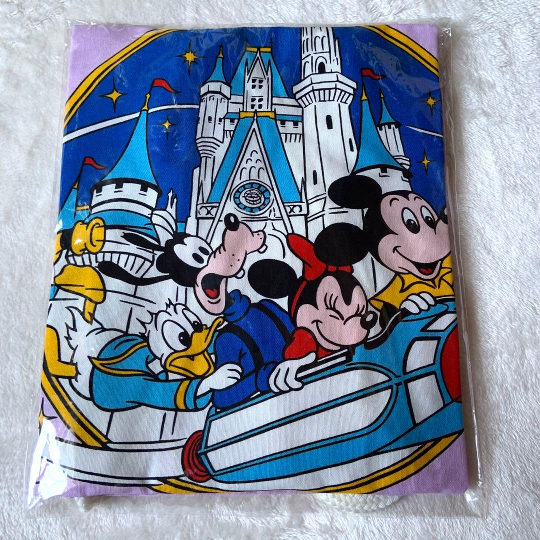 未使用★ディズニーランド開園初期★エプロン★パープル