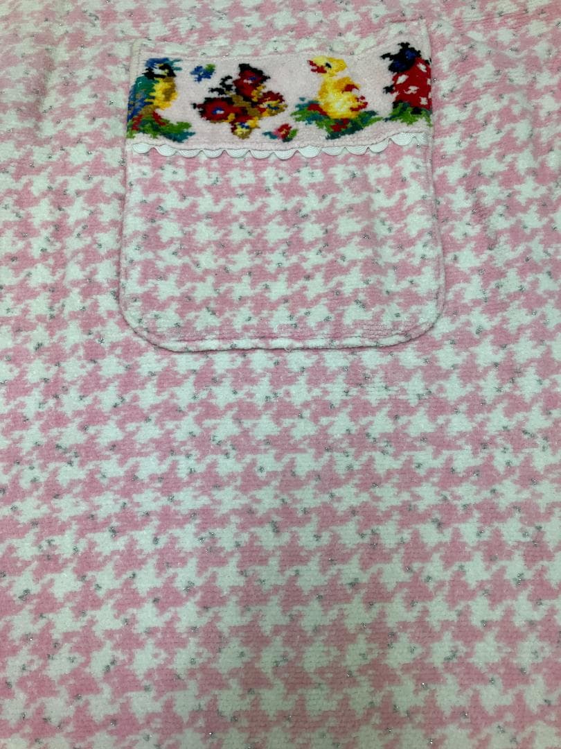 （J10266）FEILER　フェイラー　ハイジ　ピンク　パイル地　エプロン