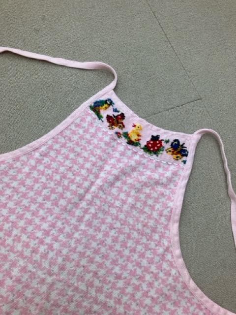 （J10266）FEILER　フェイラー　ハイジ　ピンク　パイル地　エプロン