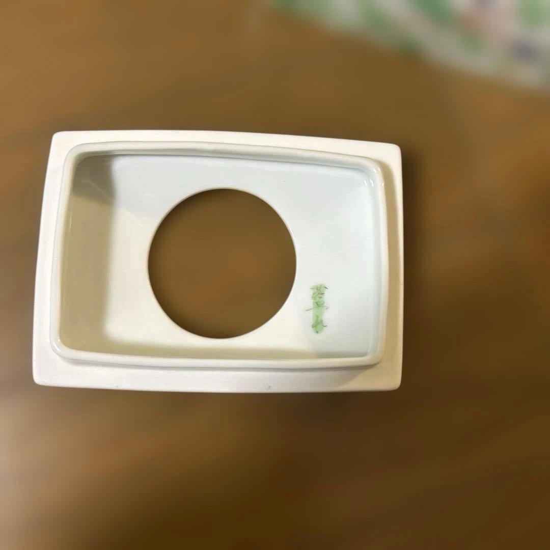 藍水　ティッシュ入れ