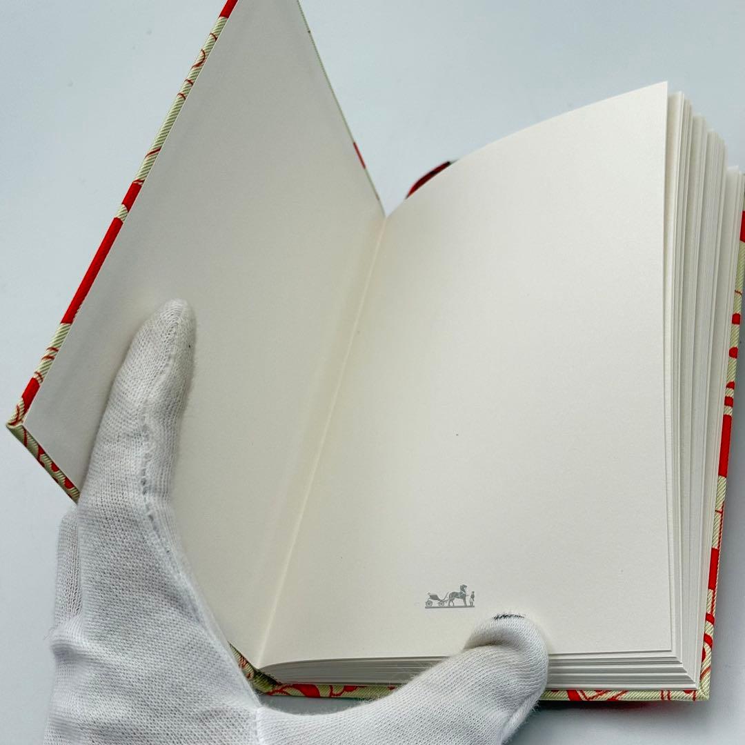 エルメス シルクノート レッド ファッション メモ帳　0512-S6036h