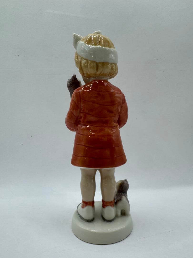 B&G ビング＆グロンダール 子猫と少女 2000年記念 限定版 フィギュリン