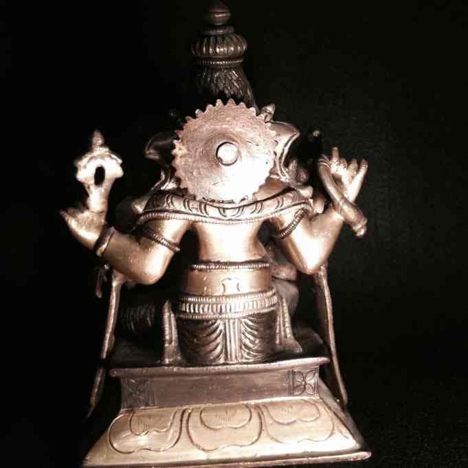 インド神様 ガネーシャブロンズ置物