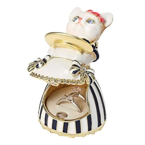 ♥おめめキラキラ＊美猫ちゃんの小物入れ　オブジェ