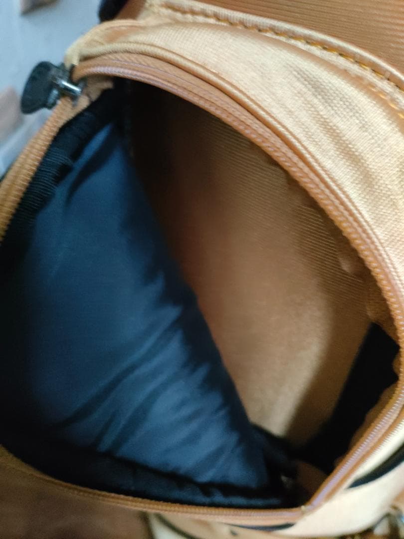 美品 ミッキー ディズニー キャディバッグ ゴールド Disney ゴルフバッグ