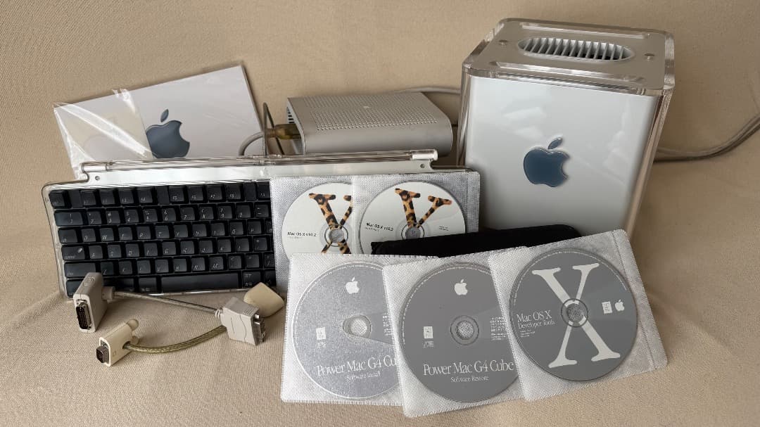 Macデスクトップ PowerMac G4 Cube 1.2GHz + GeForce2 MX