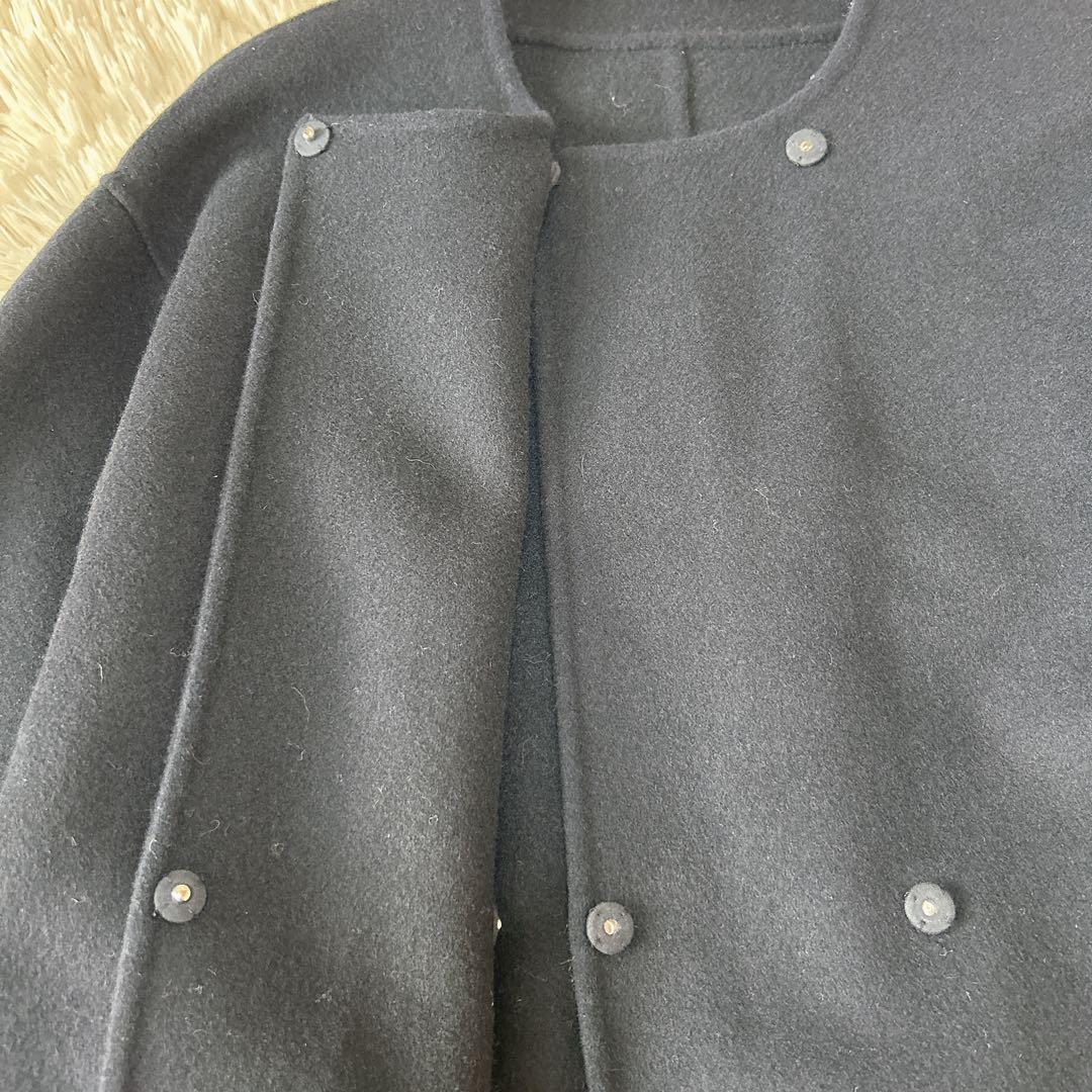 美品✨スローブイエナ souple wool ダブルフェイスノーカラーコート