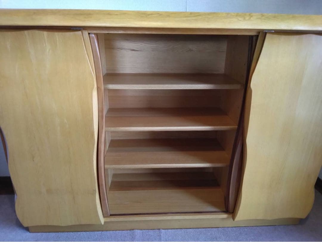 木製シンプルデザイン サイドボード 旭川家具のR工房