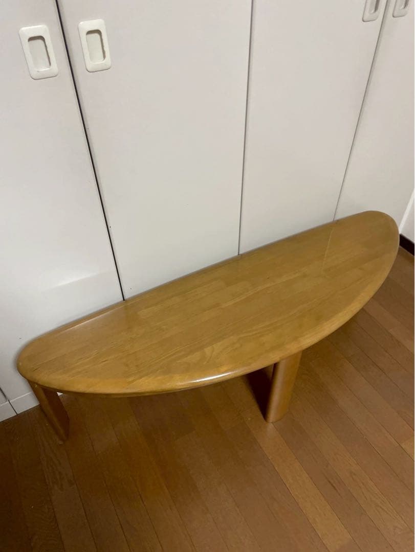 カリモク　ローテーブル　変形　レトロ　ヴィンテージ