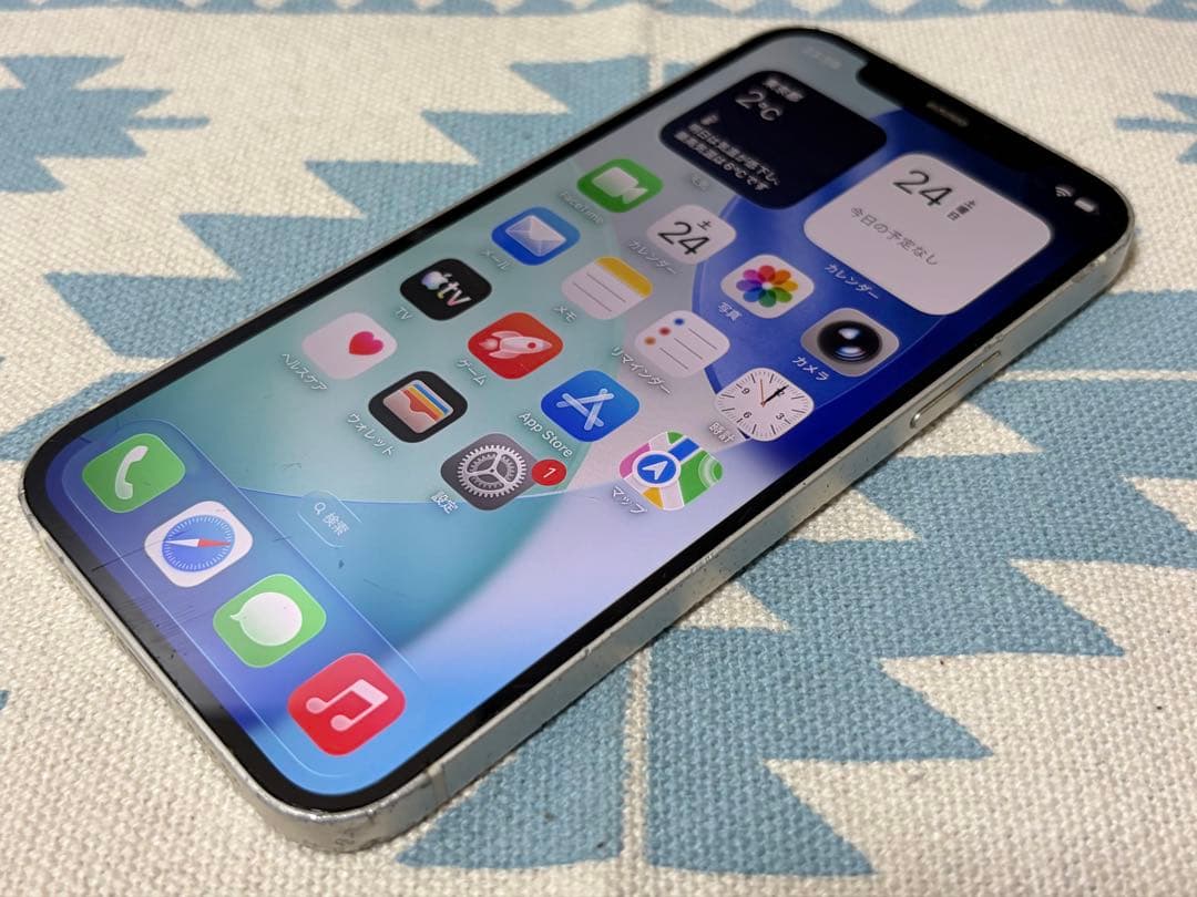 Apple iPhone 12 本体 ホワイト 128GB バッテリー容量87%