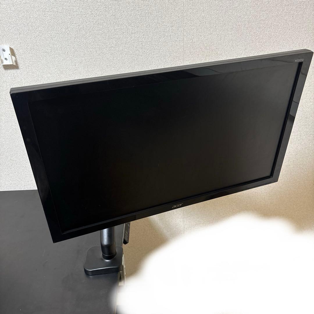 Acer KG241Q モニターアーム付き