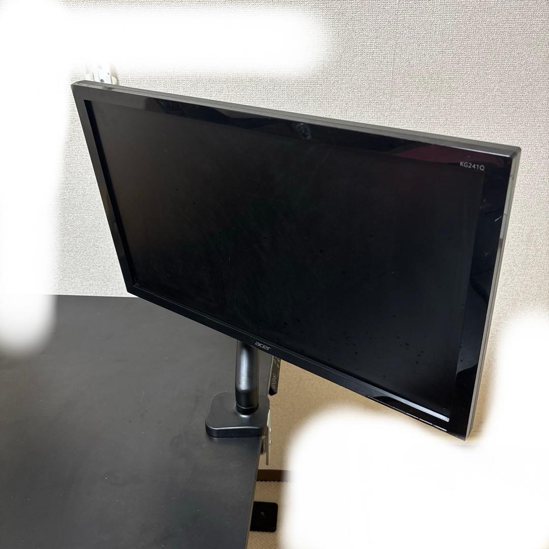 Acer KG241Q モニターアーム付き