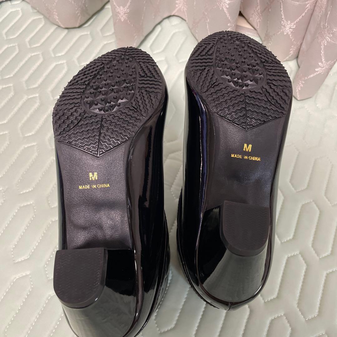 マリークワント　黒　キルティング　長靴　デイジー